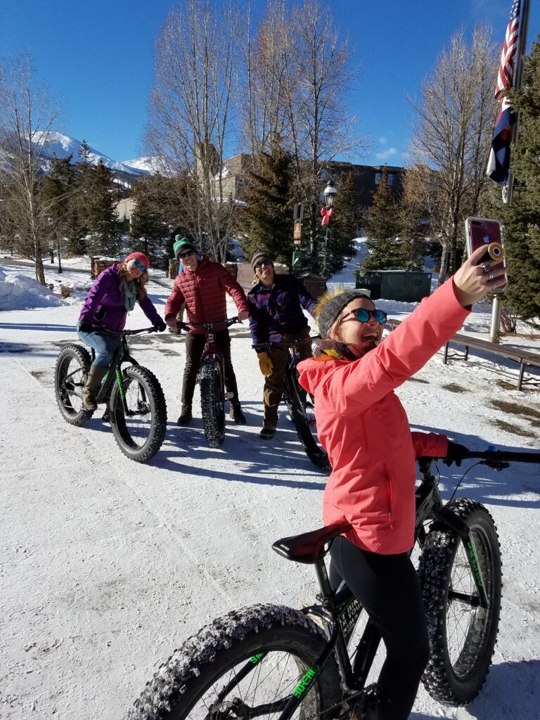 Selfies on Bicycles - Photo Credit: Breckenridge Tourism Office
