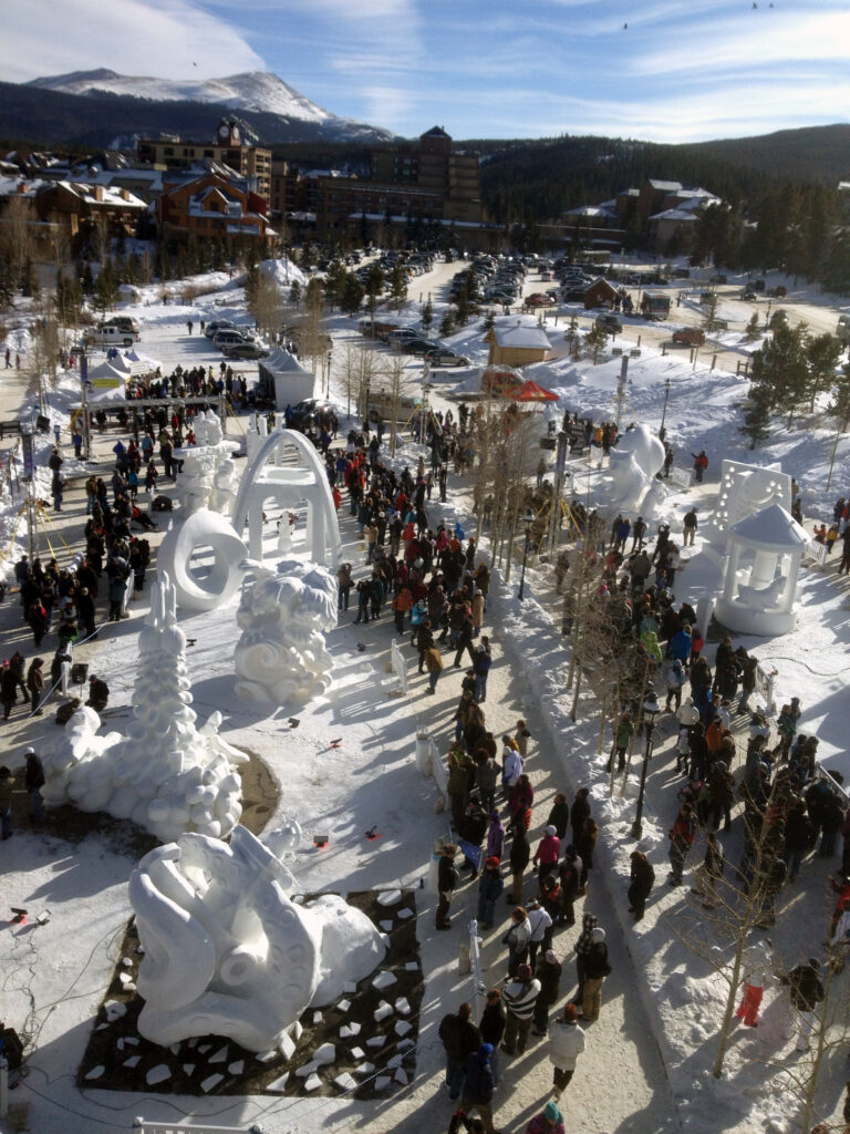 Snow Carving - Photo Credit: Breckenridge Tourism Office