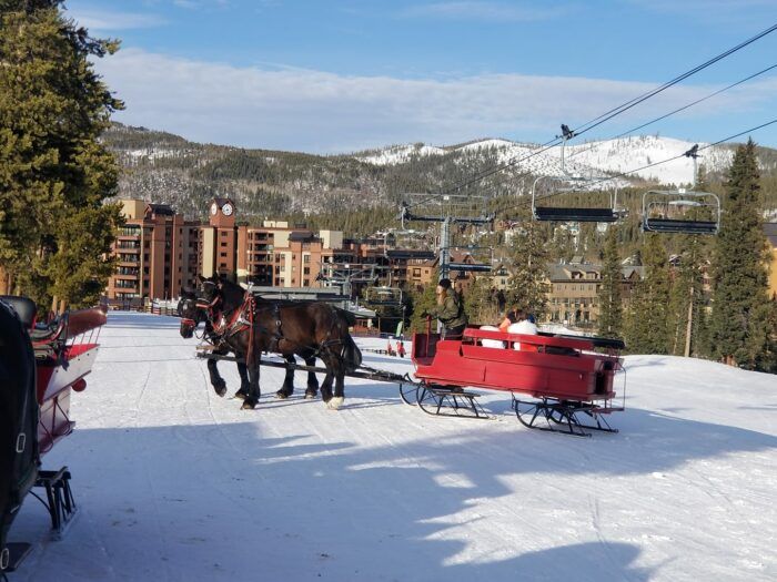 Breckenridge Stables Winter Sleigh Rides