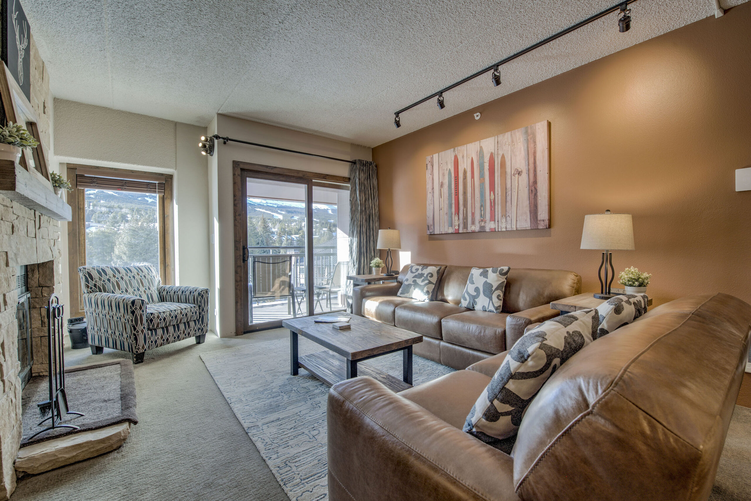 Village at Breckenridge condo living room