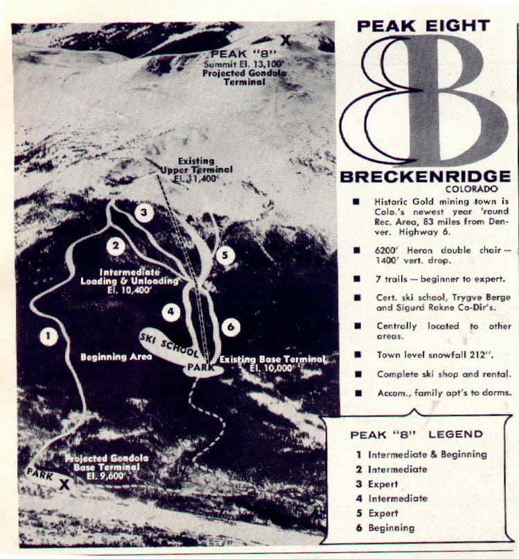 Breckenridge Ski Resort in 1961