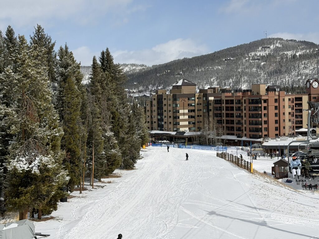 The Village at Breckenridge at the very end of the Silverthorne ski run