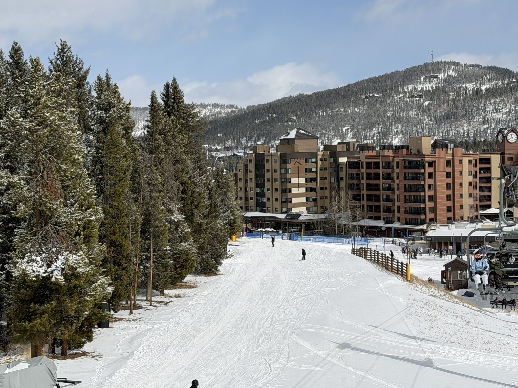 The Village at Breckenridge at the very end of the Silverthorne ski run