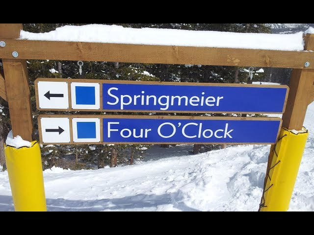 Breckenridge 4 O'Clock ski run