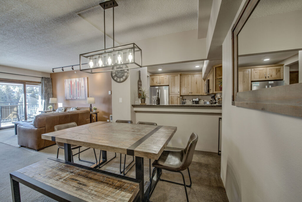Breckenridge rental condo with 40 North Designs Furniture