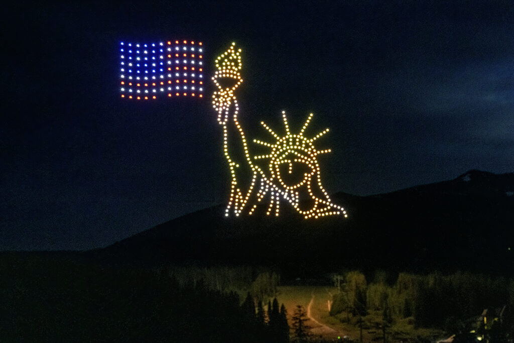 Breckenridge July 4th Drone Show - Dick Cunningham