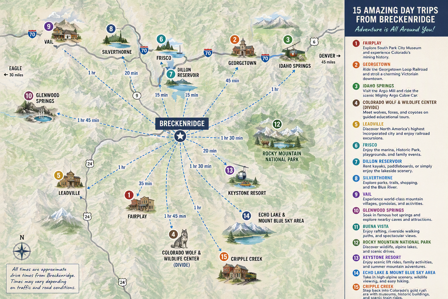 Breckenridge Fun Map
