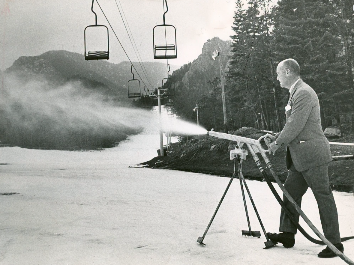 Snowmaking at the Broadmoor